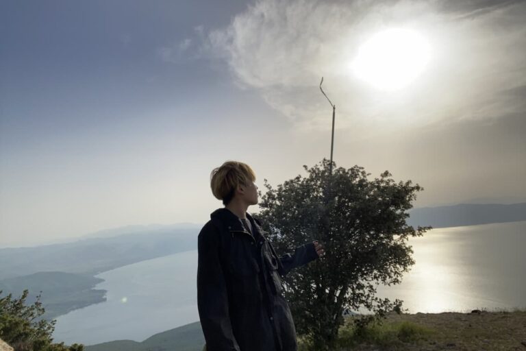 オフリド湖風景写真